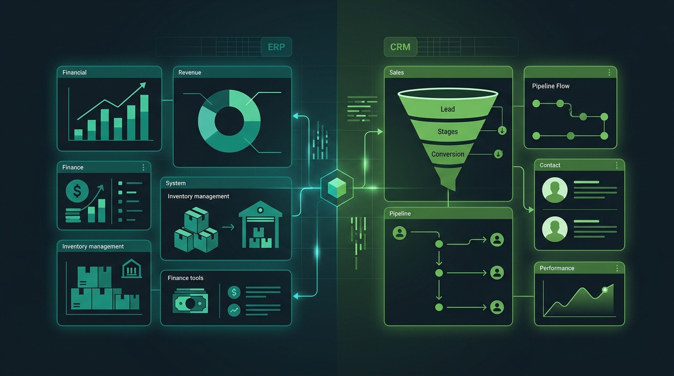 ERP vs CRM — Care Sunt Diferențele Cheie și De Ce Contează pentru Afacerea Ta?